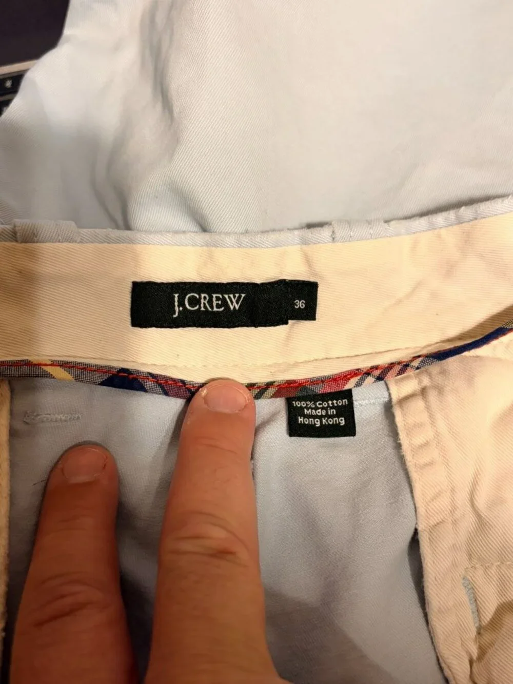 Men's J. Crew Light Blue Flat Front Chino 4-Pocket 9